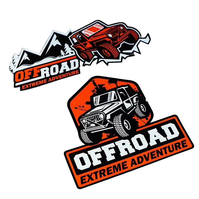 Outdoor Adventure Jeep - Naklejki samochodowe Off Road Extreme Adventure