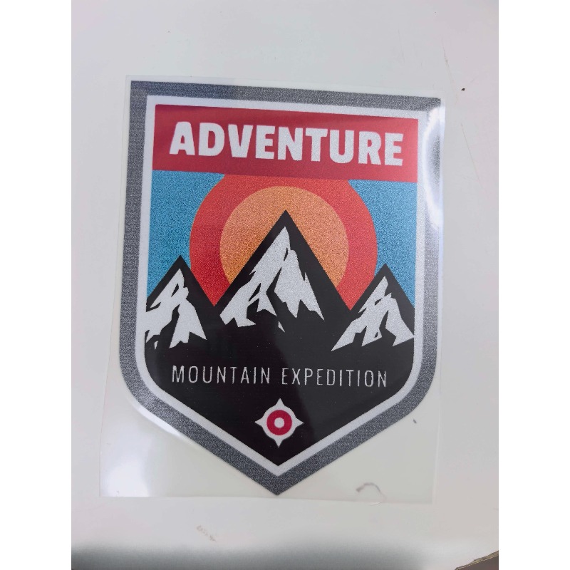 Outdoor Adventure Words - Naklejka na samochód Adventure Mountain Expedition