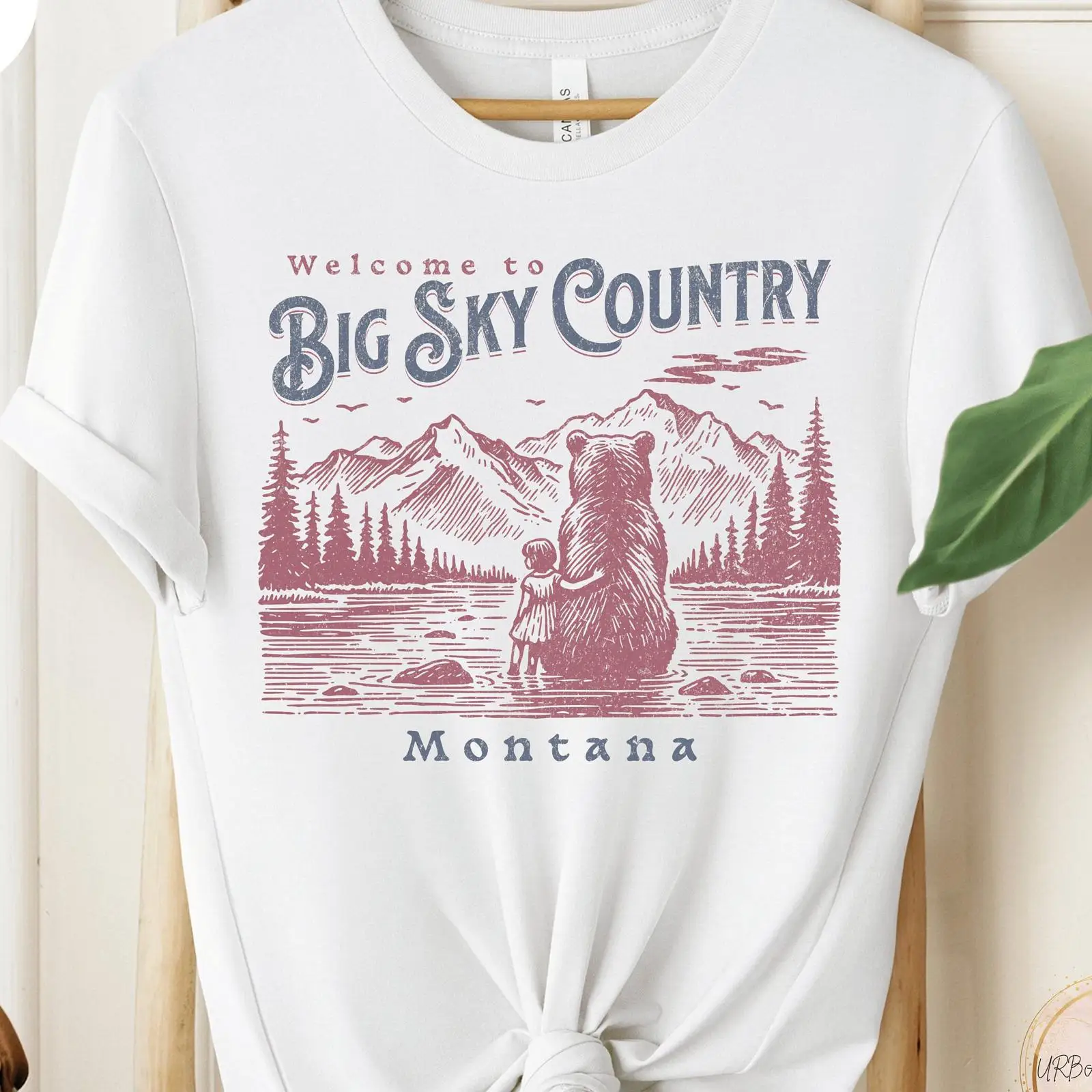 Outdoor Adventure Vacations - Koszulka Big Sky Country Montana z