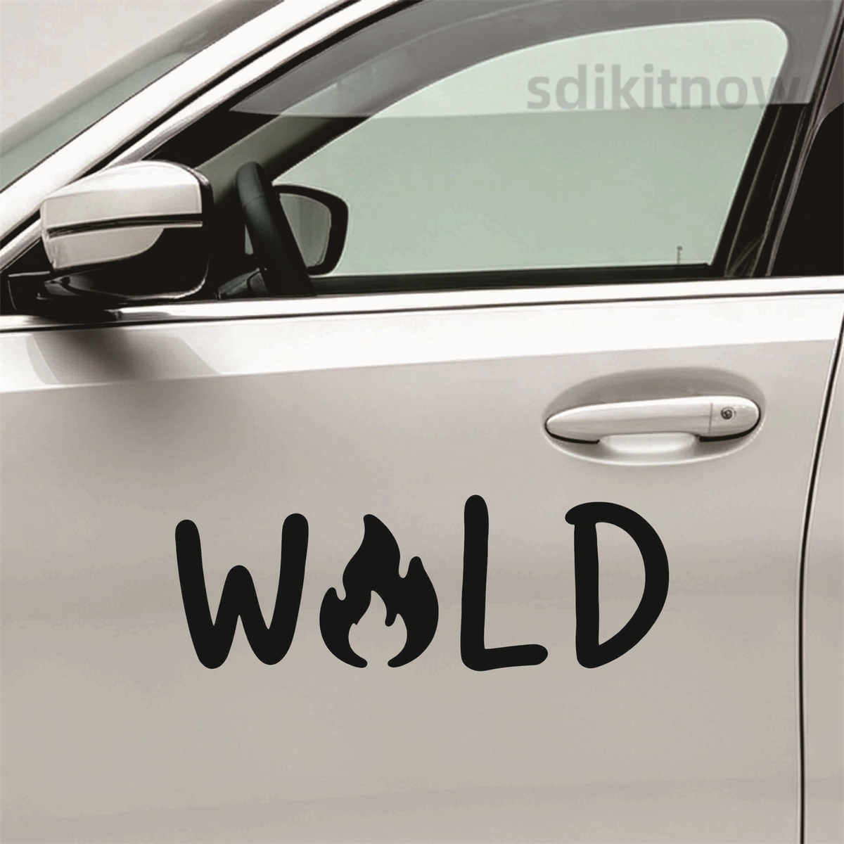 Outdoor Adventure Words - Naklejka winylowa na samochód z motywem