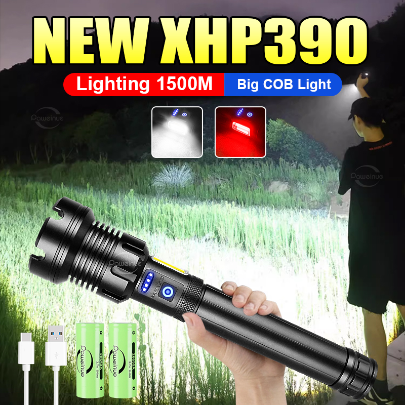 Outdoor Adventure Hunt - XHP390 najpotężniejsza latarka latarka USB z