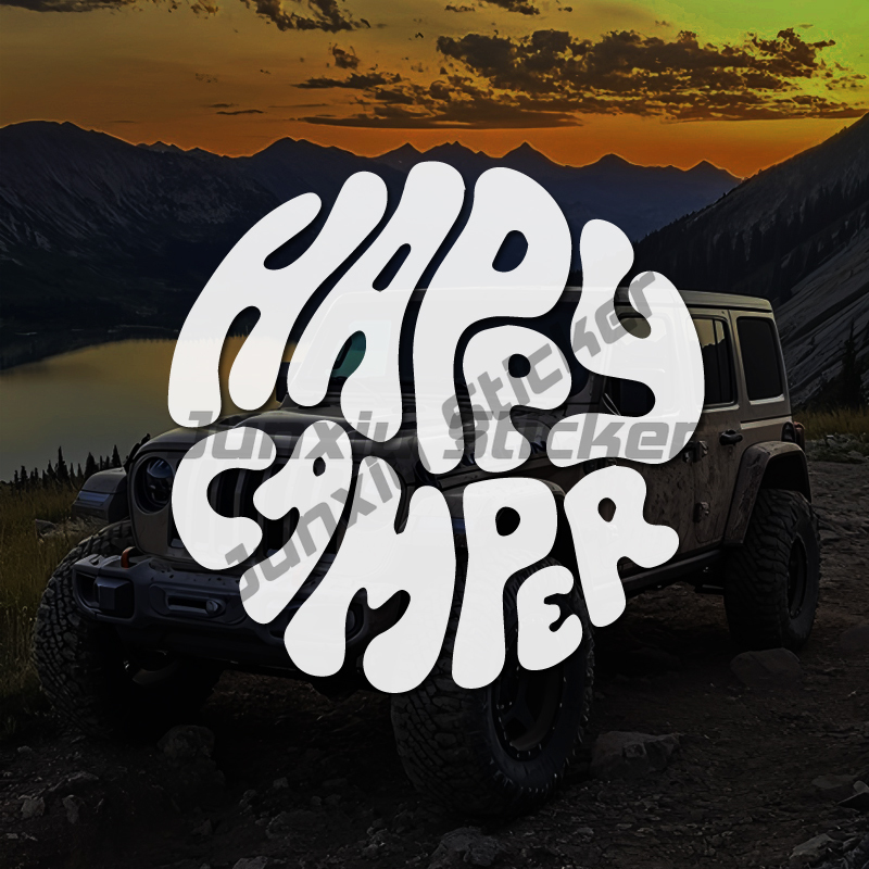 Wesołe kempingowe grafiki w st – Outdoor Adventure Words recenzja i cena