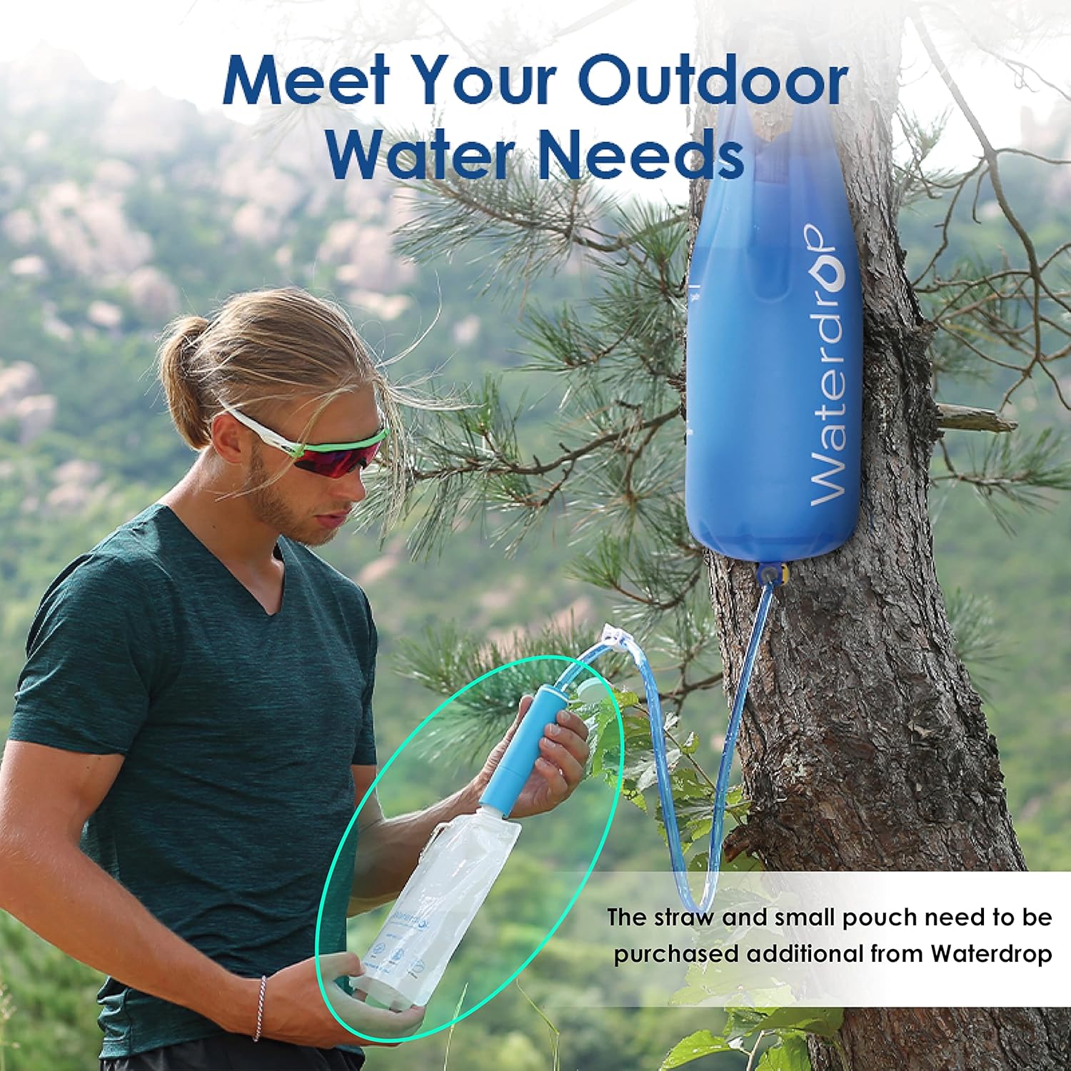Worek na wodę Waterdrop Gravit – Water Filter Straw recenzja i cena