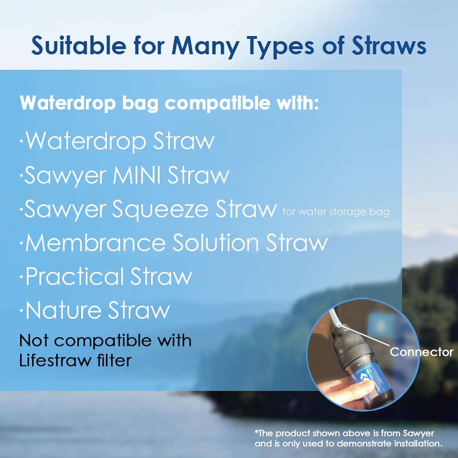 Worek na wodę Waterdrop Gravit – Water Filter Straw recenzja i cena