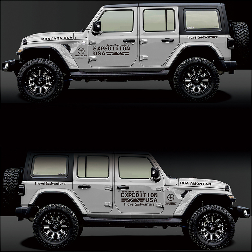Naklejka na samochód z motywem – Outdoor Adventure Jeep recenzja i cena