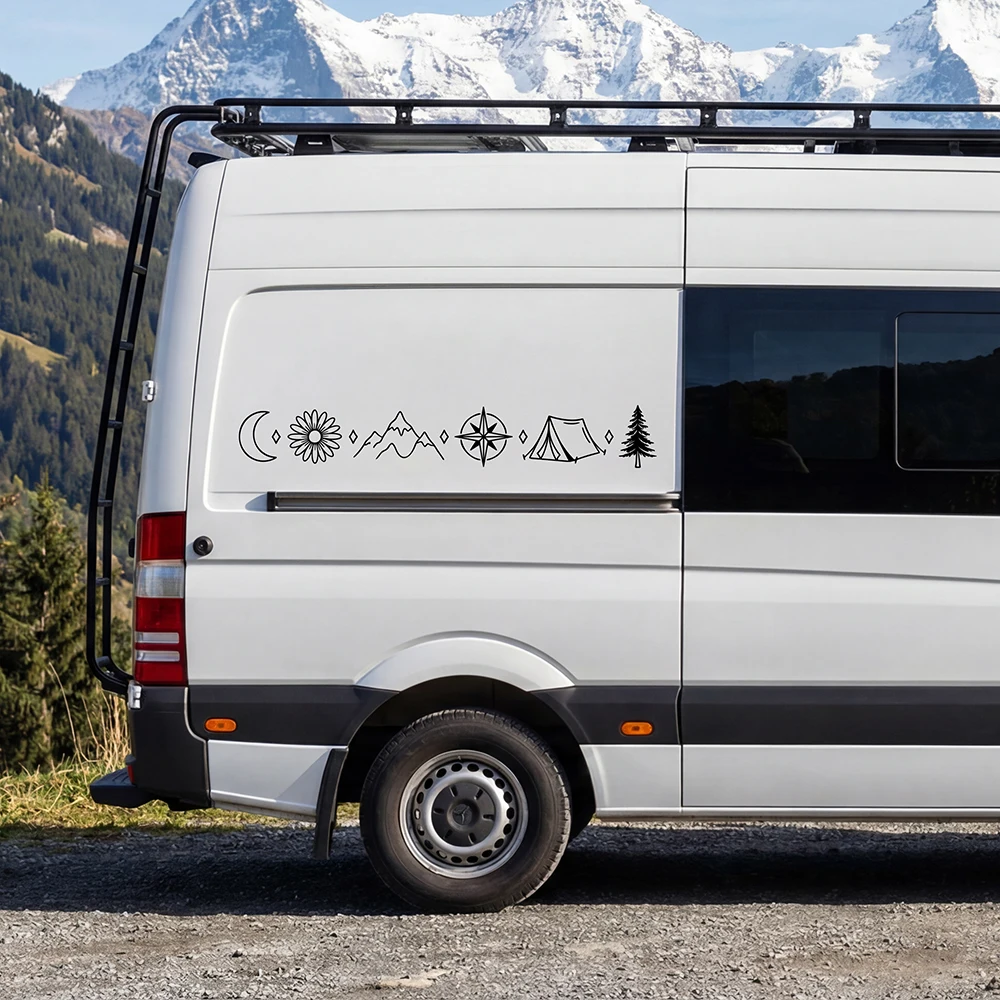 Naklejki na samochód z motywam – Outdoor Adventure Words recenzja i cena