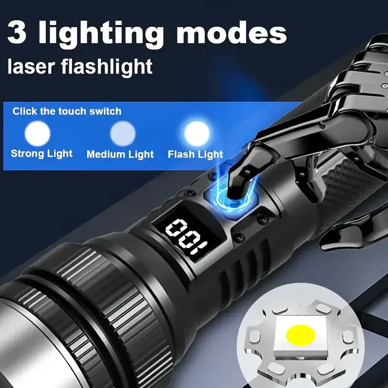 Mocna latarka LED 900000LM z f – Outdoor Adventure Travel recenzja i cena