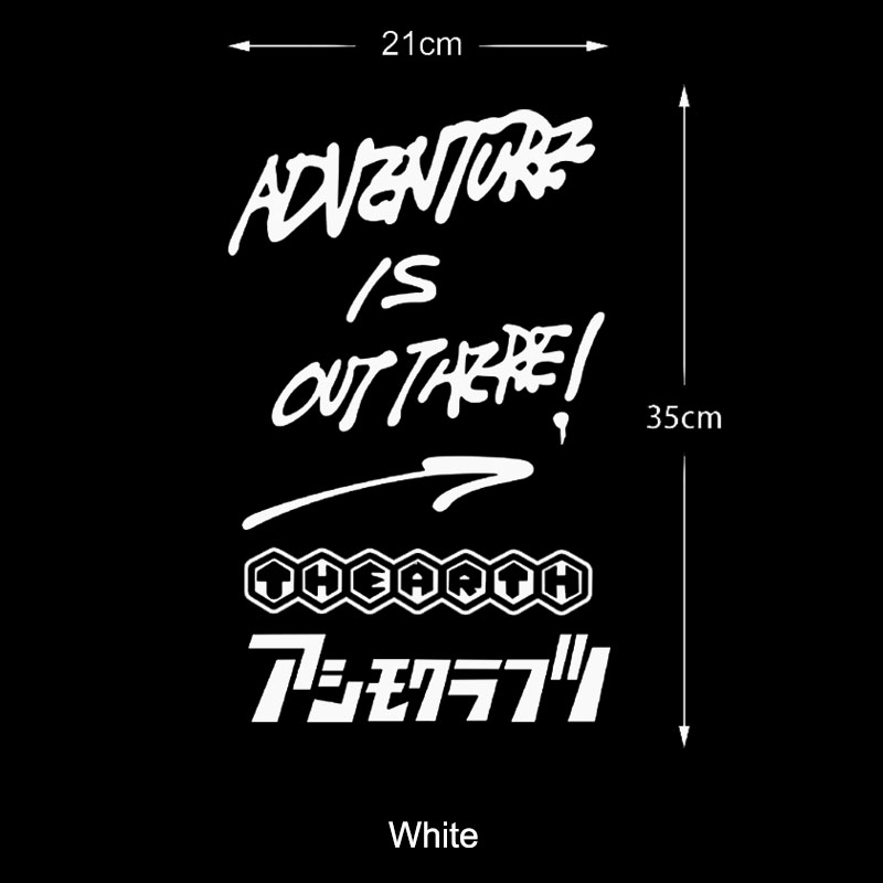 Naklejki na samochód, motocykl – Outdoor Adventure Words recenzja i cena