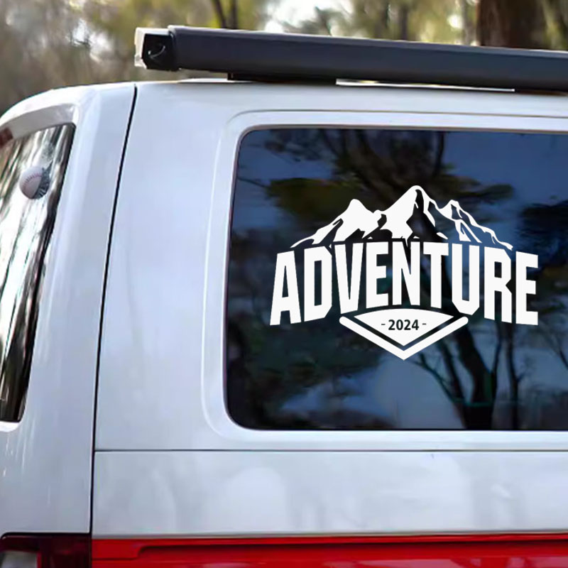 Naklejka na samochód z motywem – Outdoor Adventure Words recenzja i cena